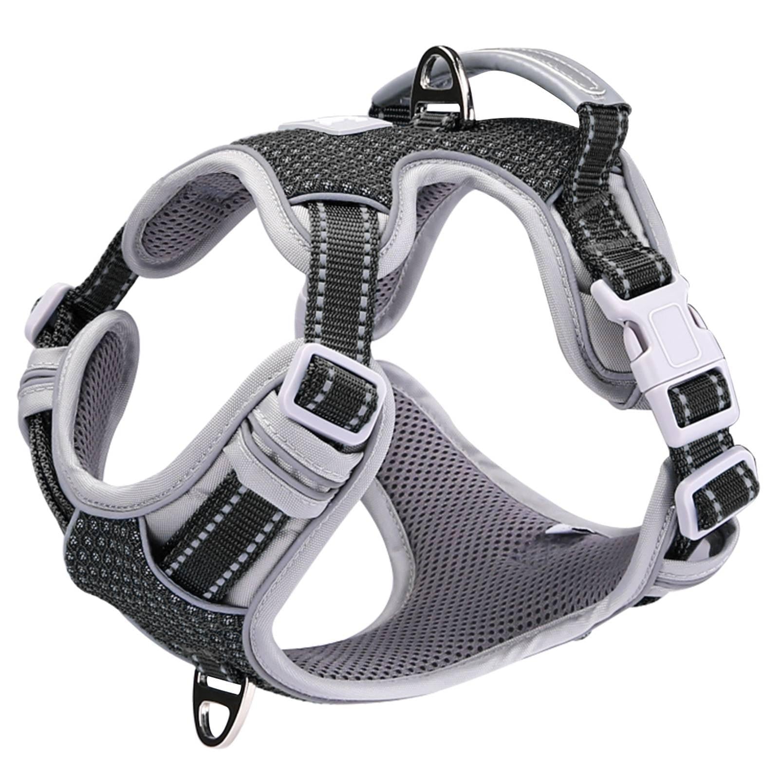how to put on a no pull dog harness