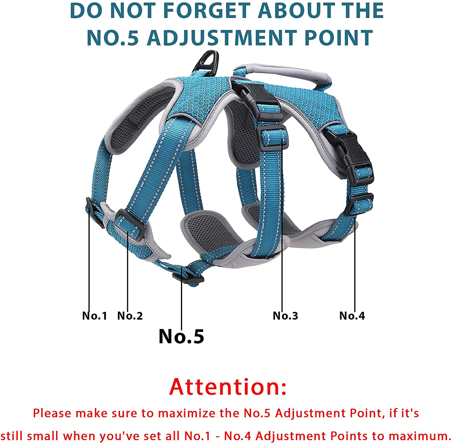 Belpro No Escape Dog Harness: Adjustable, Reflective Comfortable